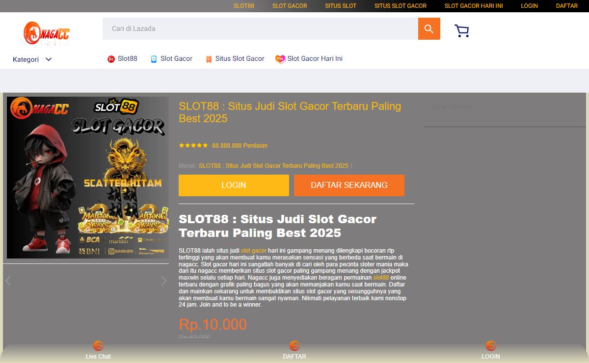 SLOT88 : Situs Judi Slot Gacor Terbaru Paling Best 2025