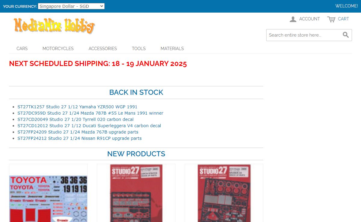 Home page