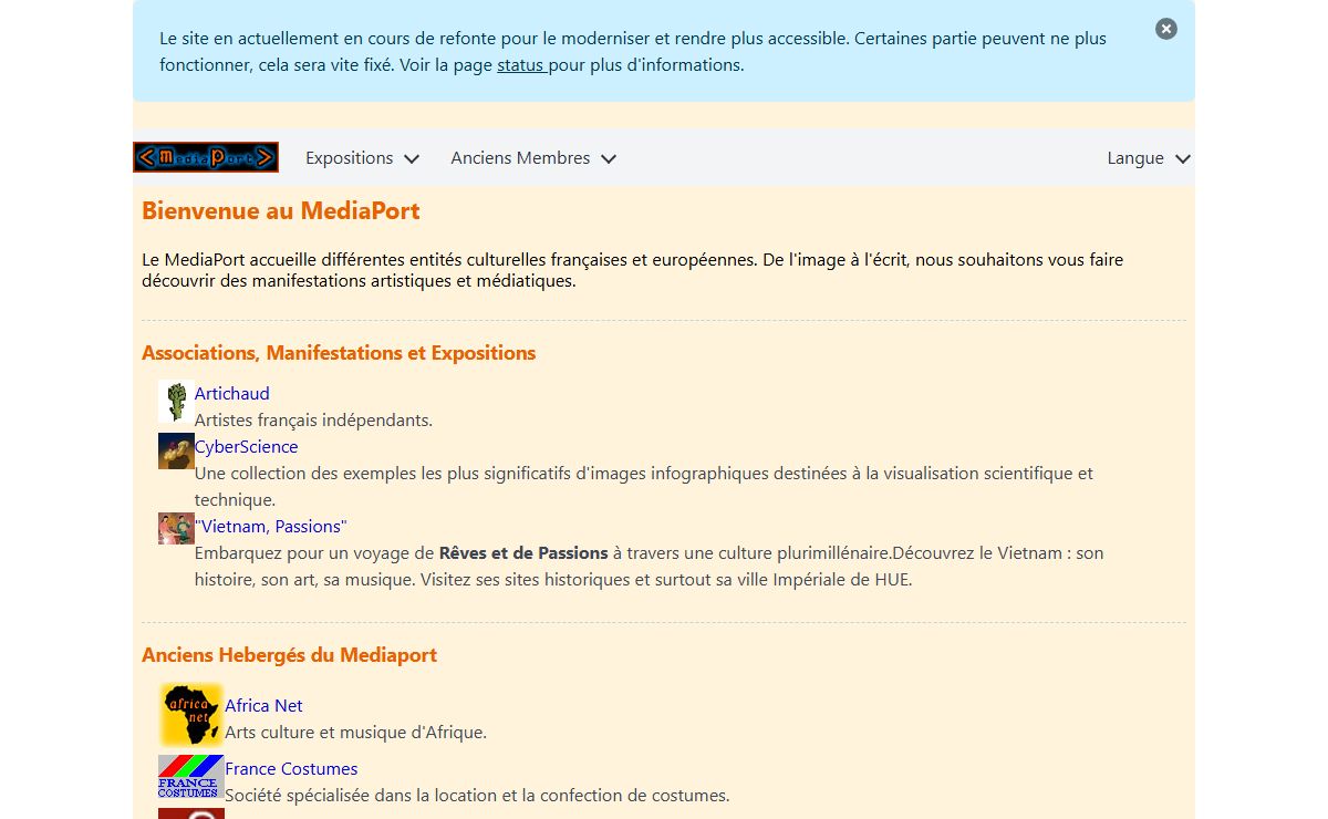Bienvenue au MediaPort