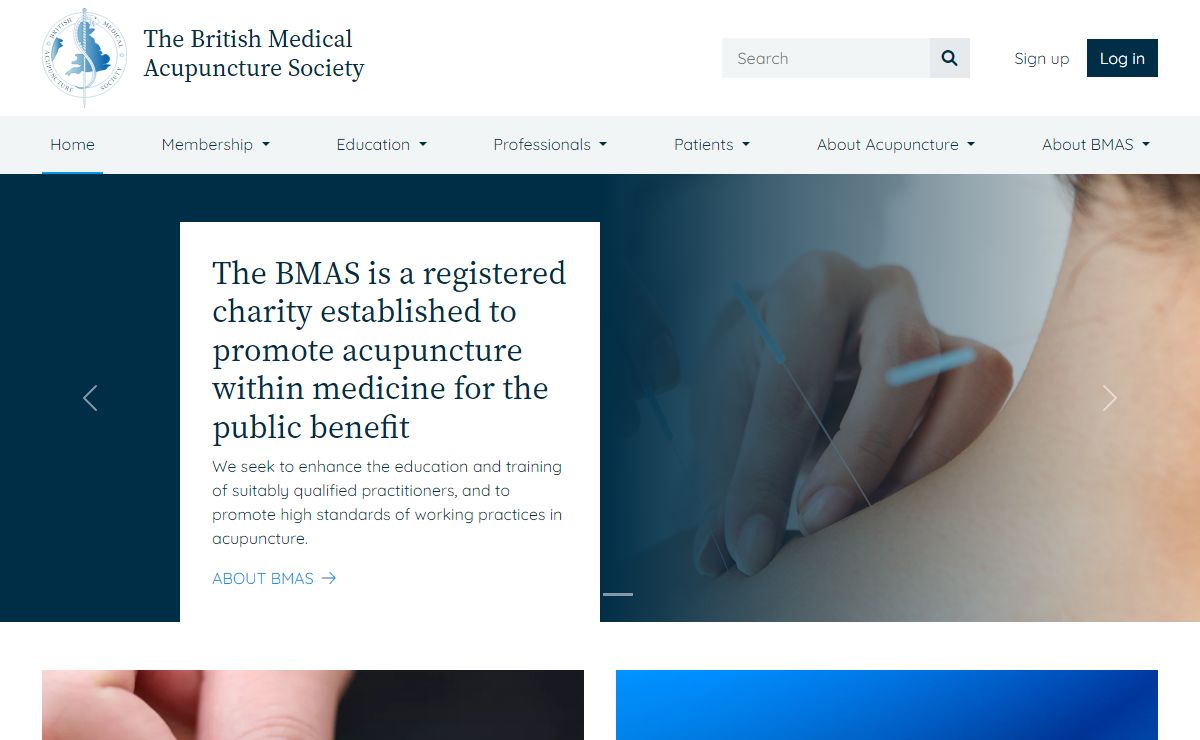 The British Medical Acupuncture Society > Home