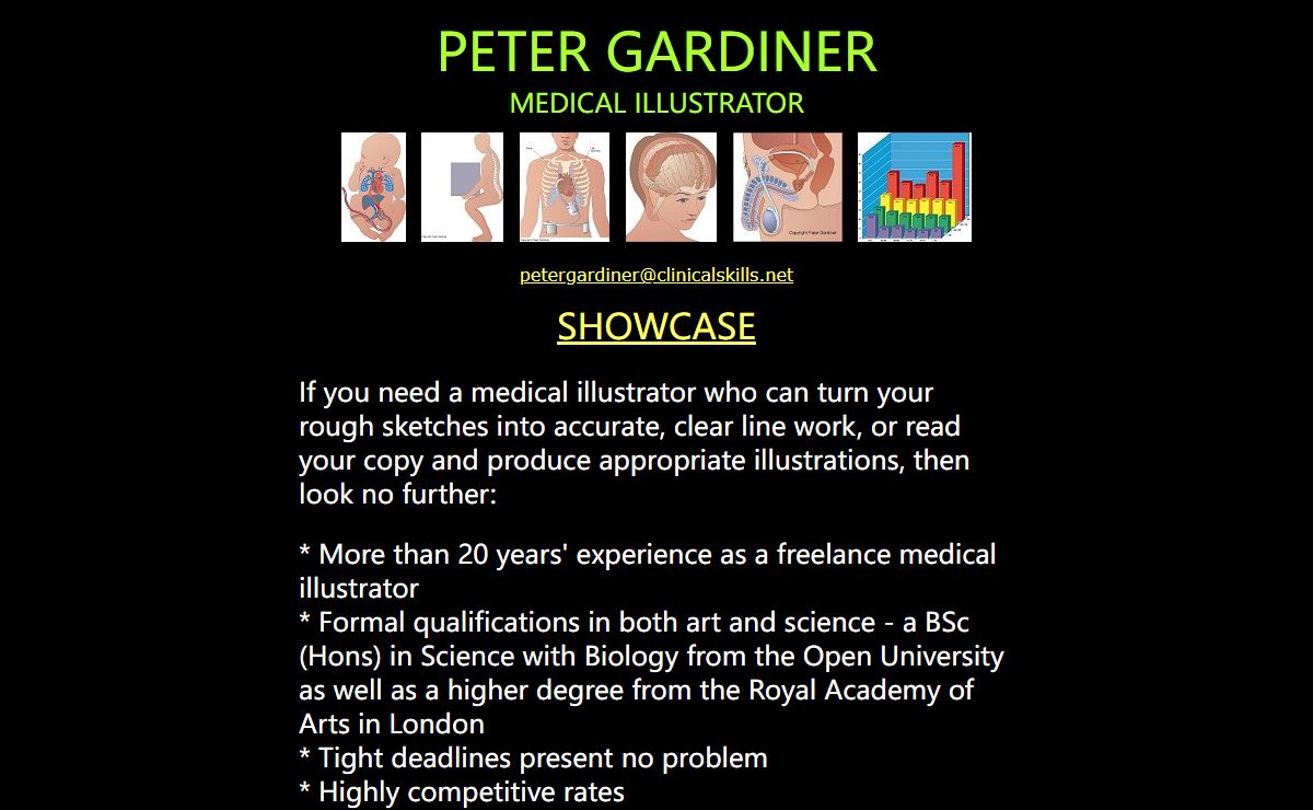 Peter Gardiner - Medical Illustrator & Medical Artist