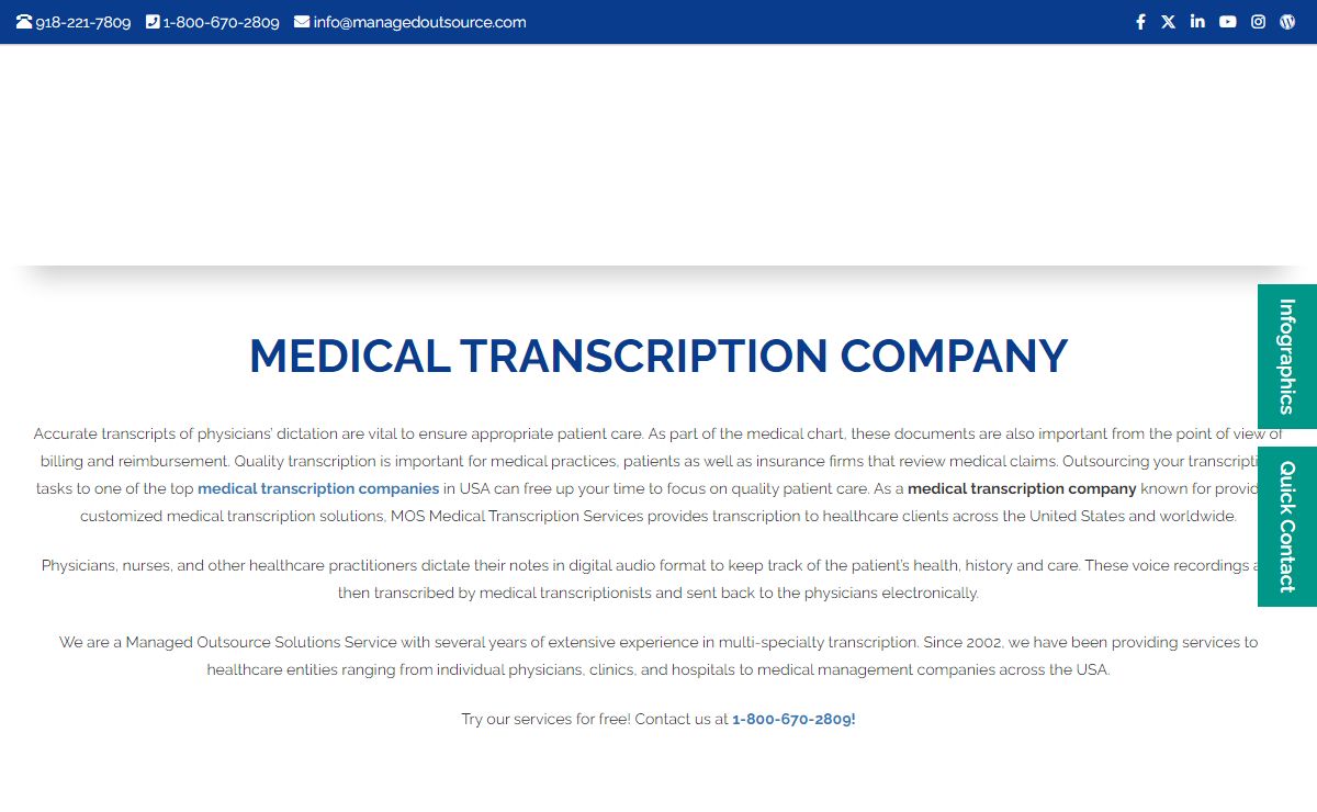 Medical Transcription US | Medical Transcription Companies