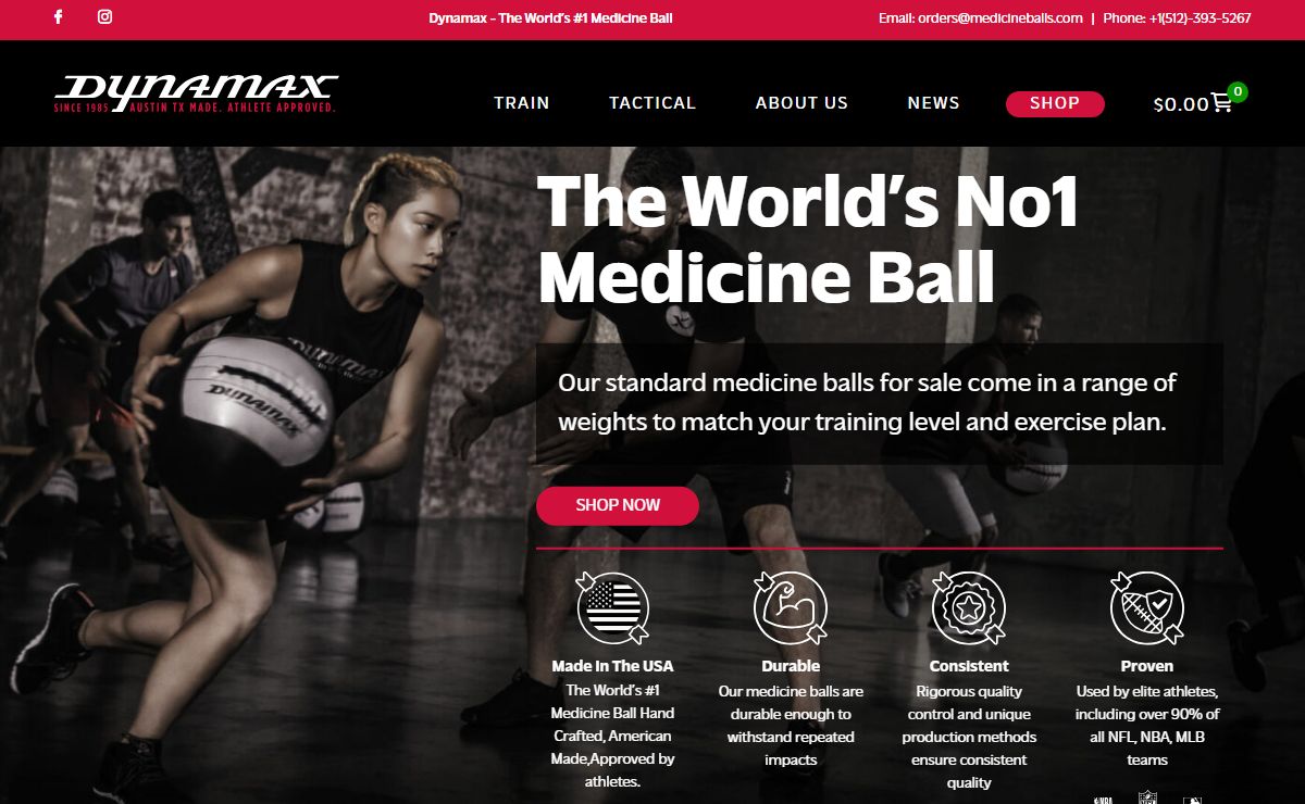 Medicine Balls for Sale | World's Best Medicine Ball | Dynamax