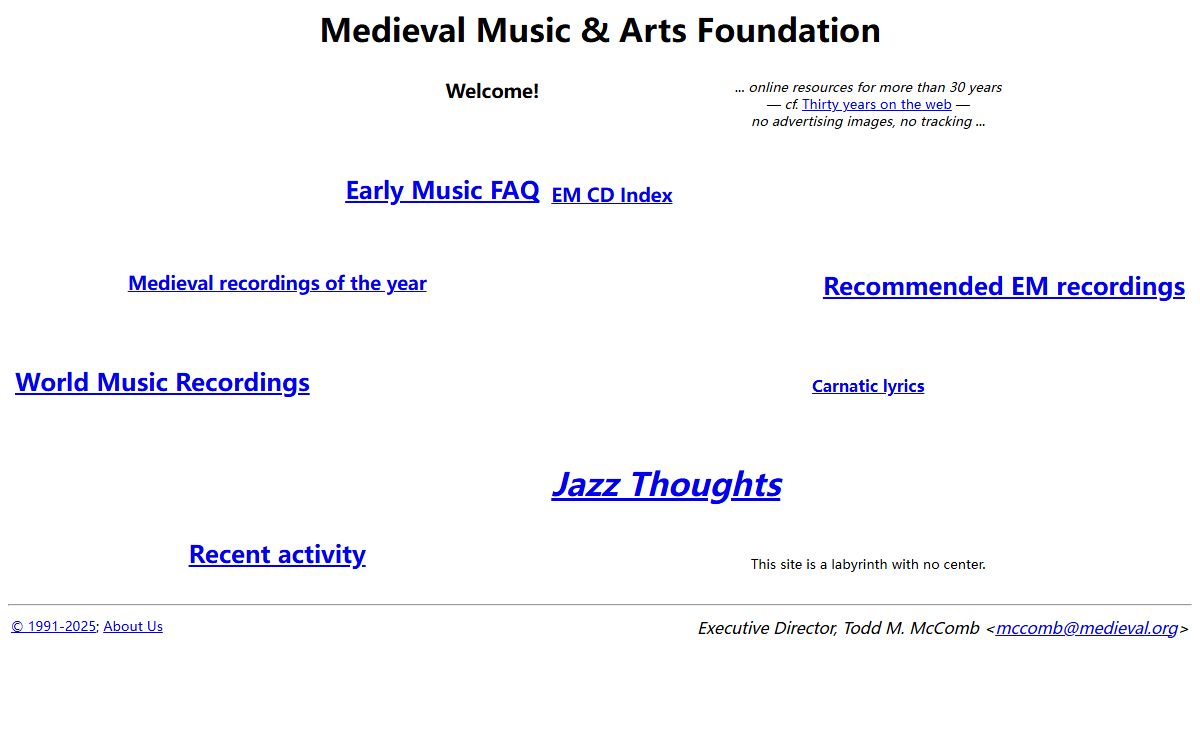 Medieval Music & Arts Foundation - Welcome!