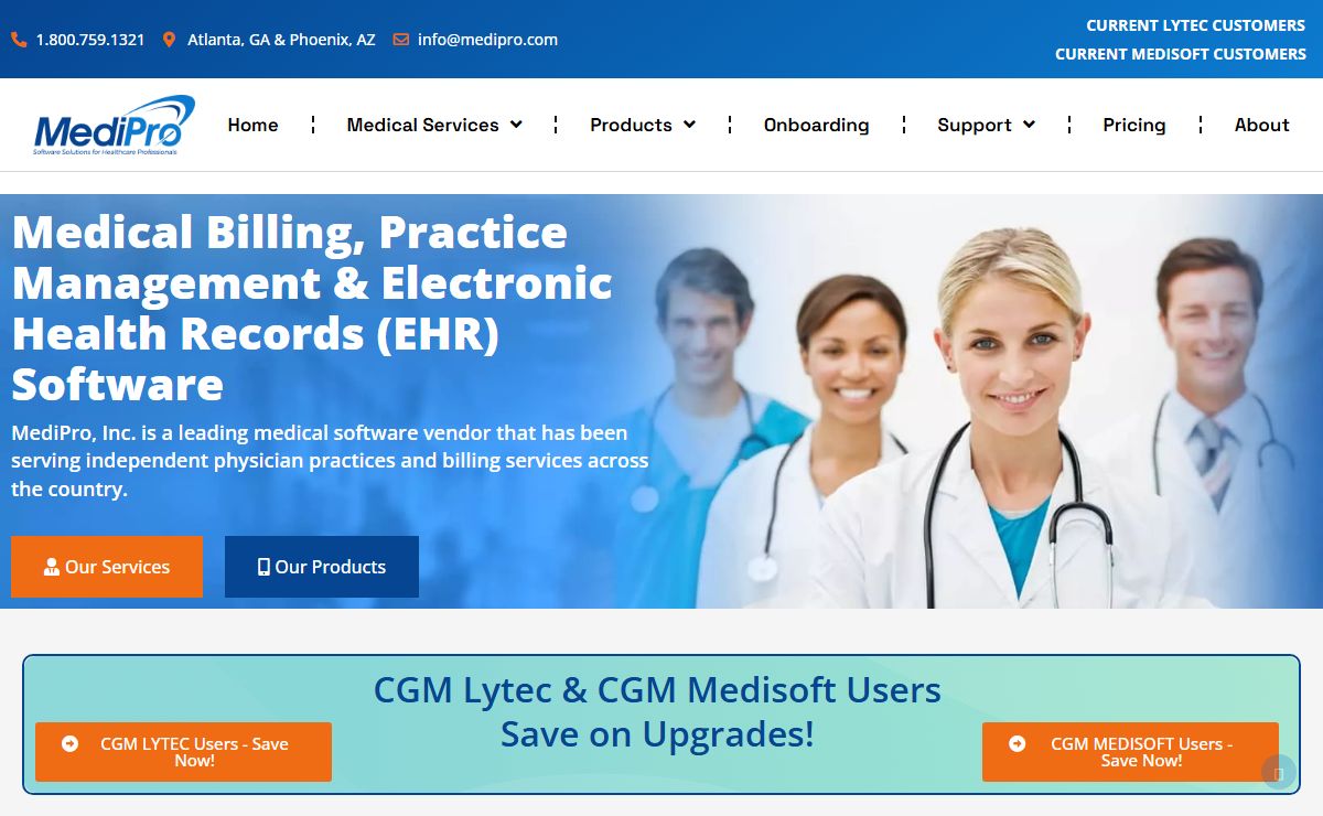 MediPro, Inc. – Buy EMR Software Lytec, CureMD
