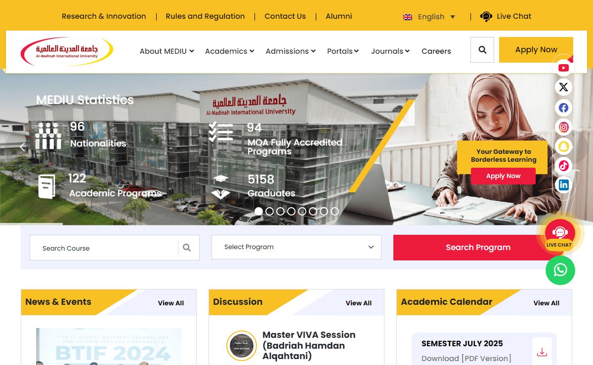 Al-Madinah International University – Your Gateway To Borderless Learning