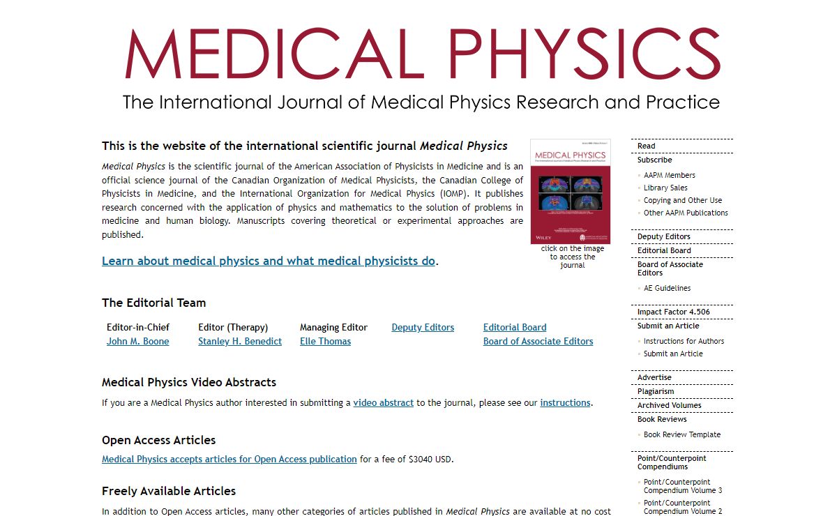 Medical Physics Online