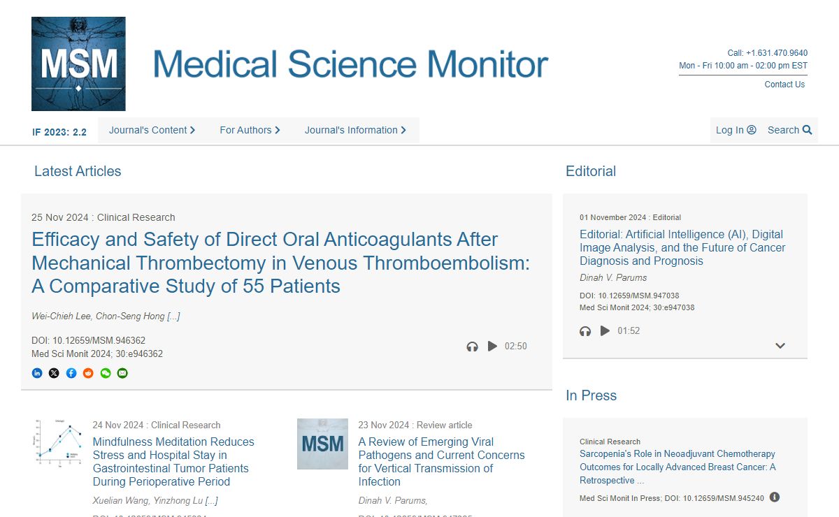 Medical Science Monitor