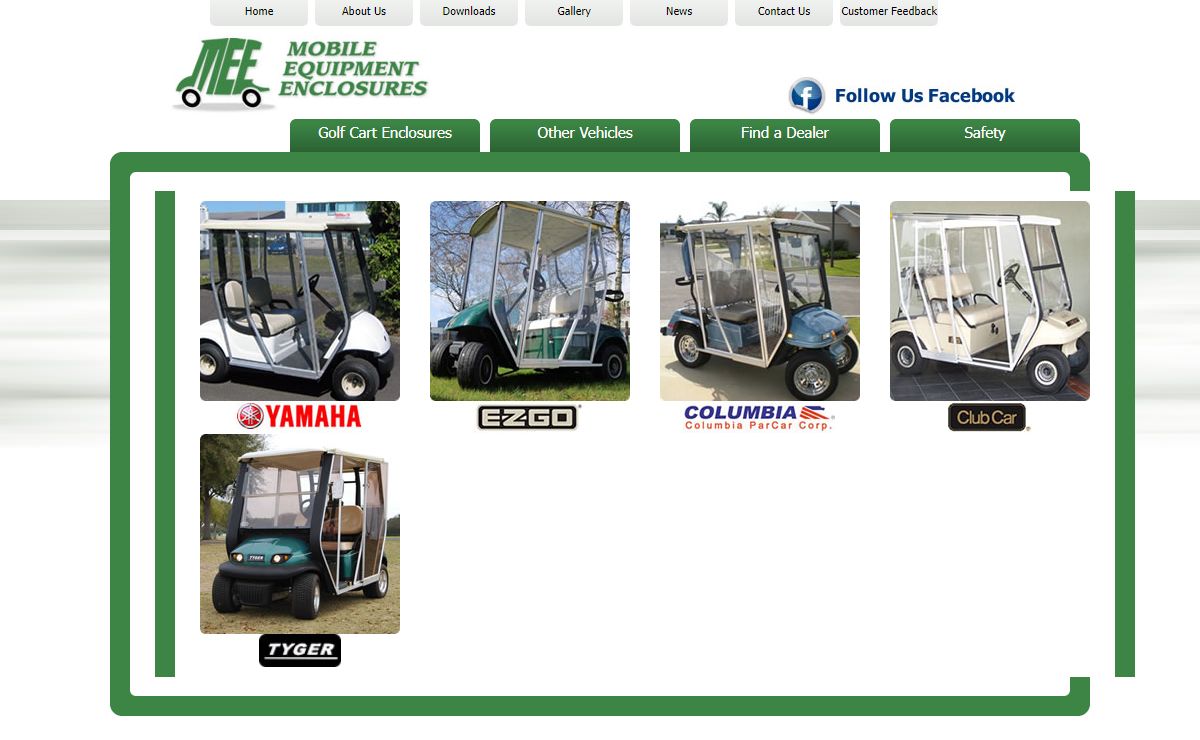 Golf Cart Enclosures - MEE Inc Golf Car Covers