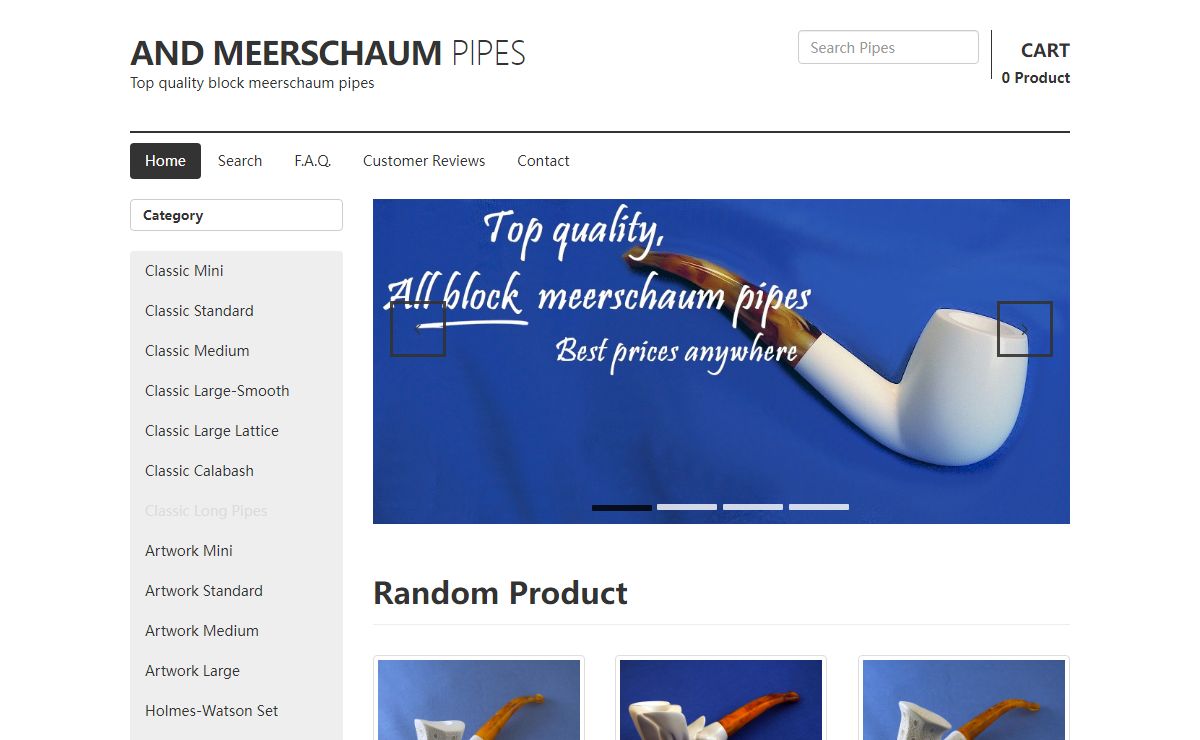 AND Meerschaum Pipes