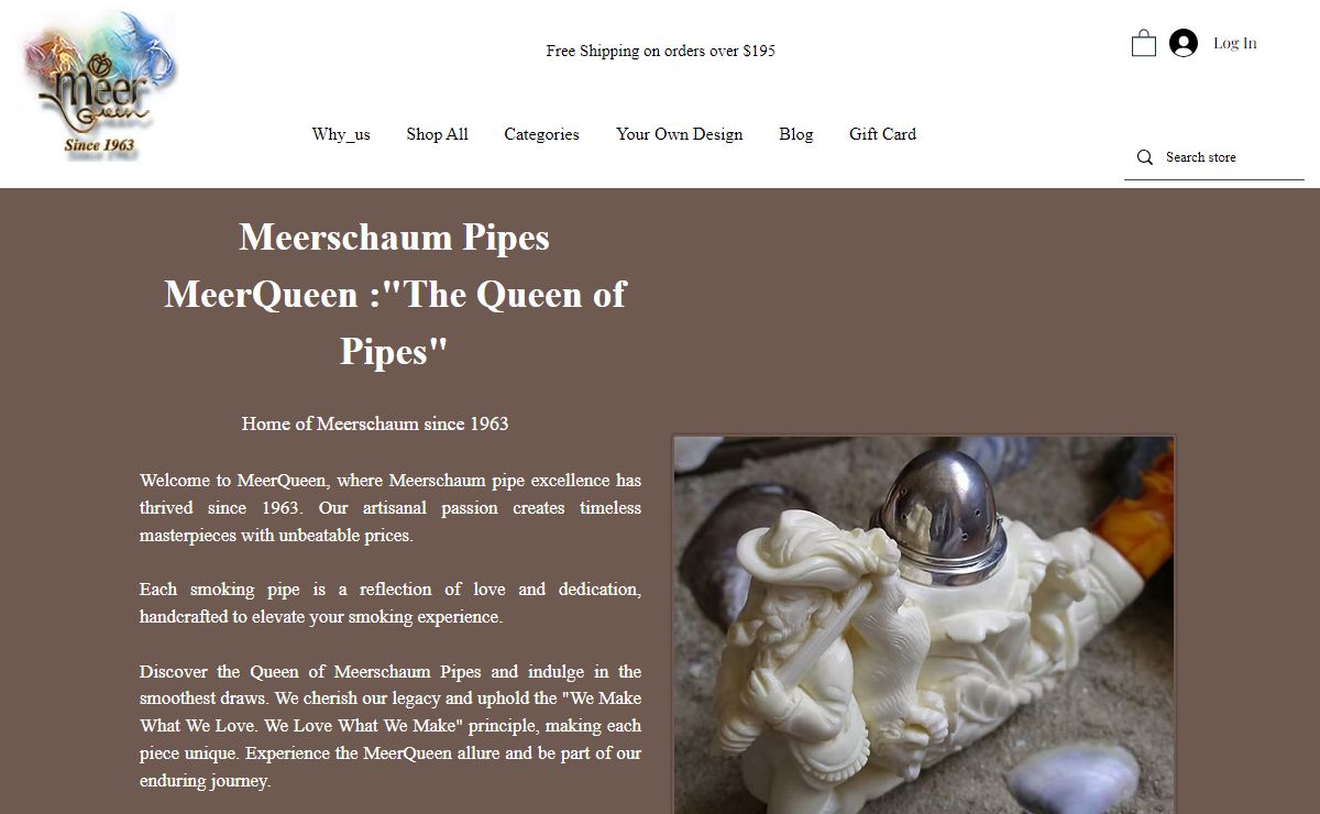 Meerschaum Pipes Est.63 | MeerQueen®: Queen of Pipes