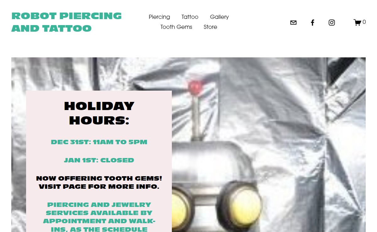 Robot Piercing and Tattoo