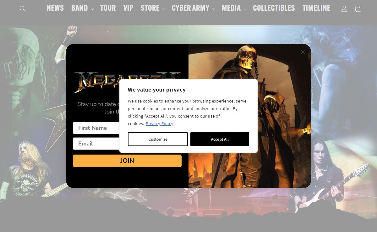 Megadeth Official Website