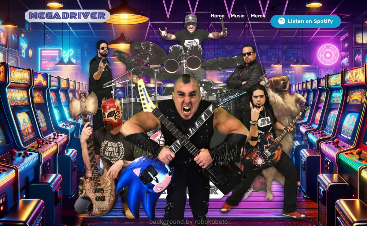 MegaDriver Official Website | MegaDriver.com.br – Heavy metal version of the most classic arcade and console games