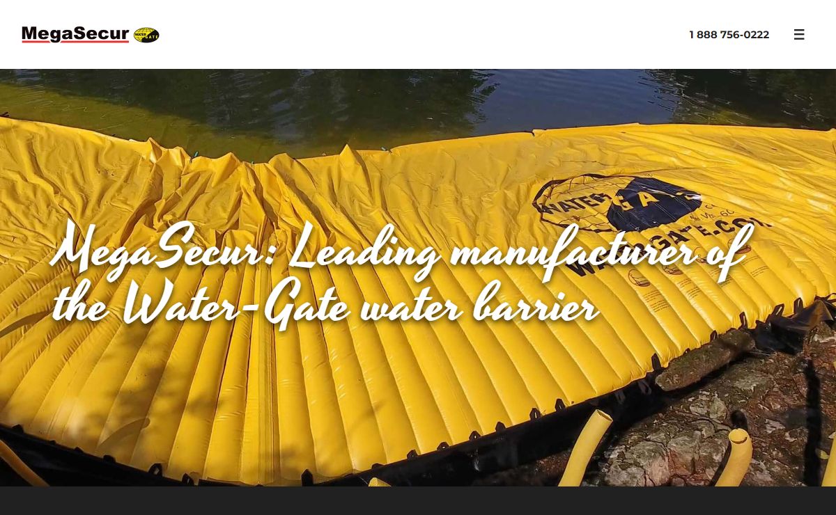 MegaSecur | Water-Gate barrier for efficient water management