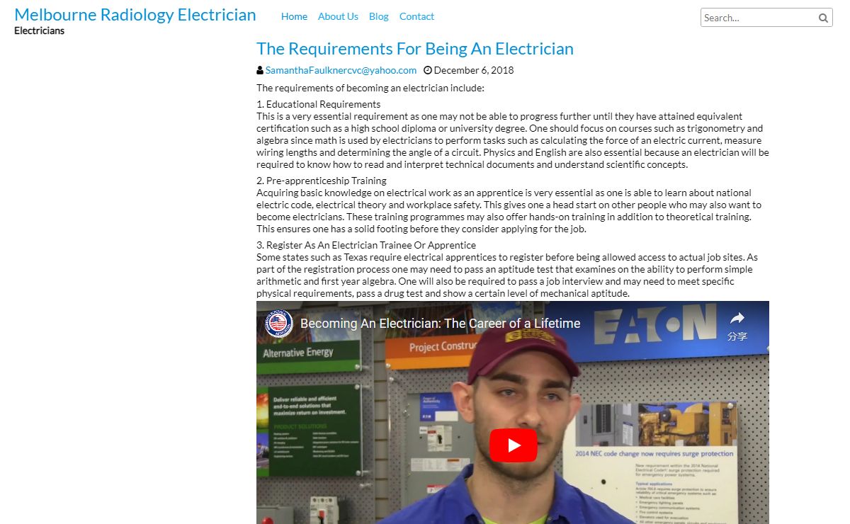 Melbourne Radiology Electrician - Electricians