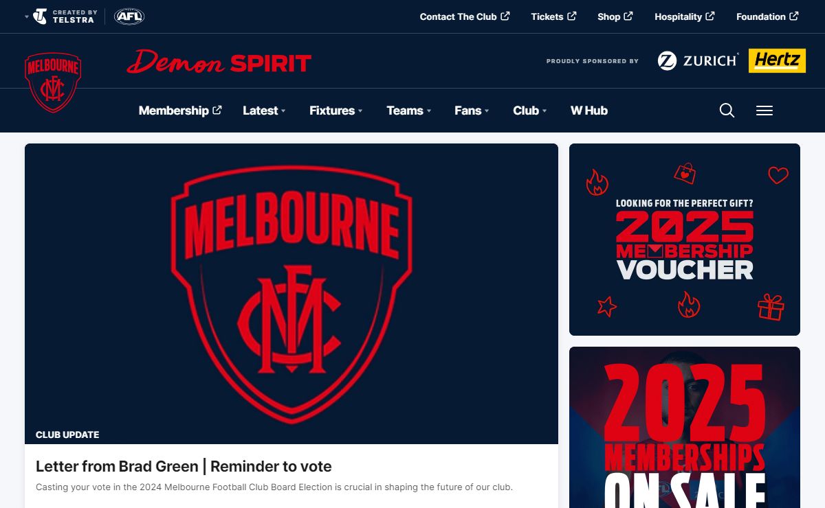 Melbourne Football Club | Official Website