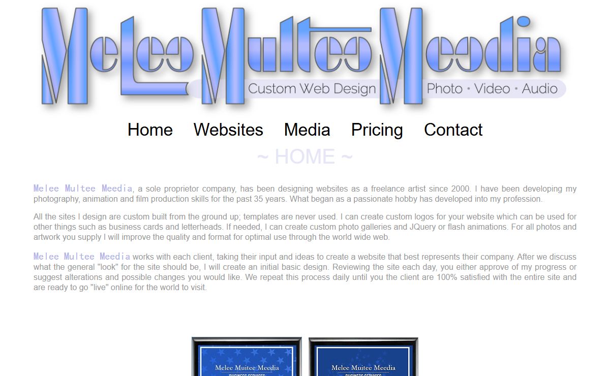Melee Multee Meedia Web Design - HOME