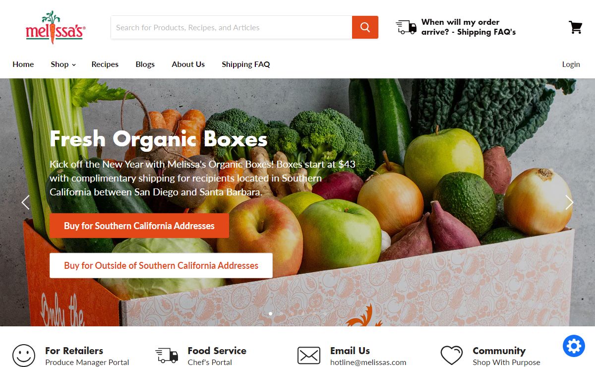 Melissa's Produce — Melissas Produce