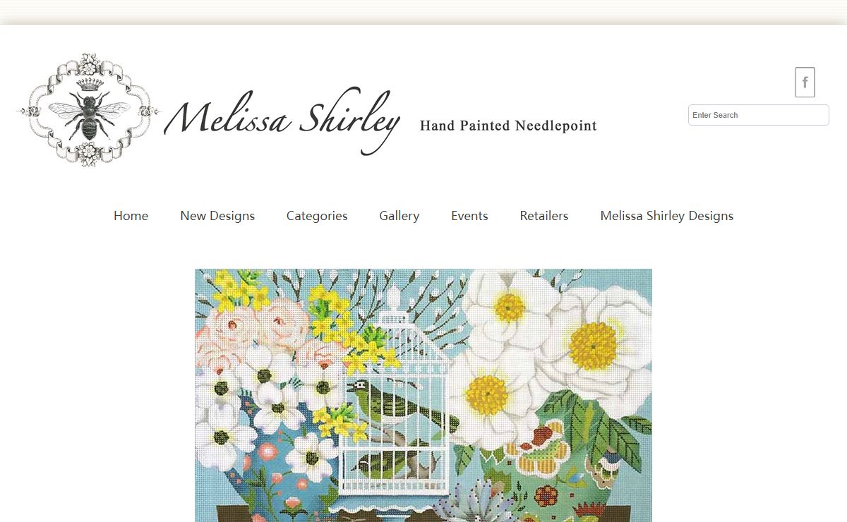 Melissa Shirley Designs | Hand Painted Needlepoint