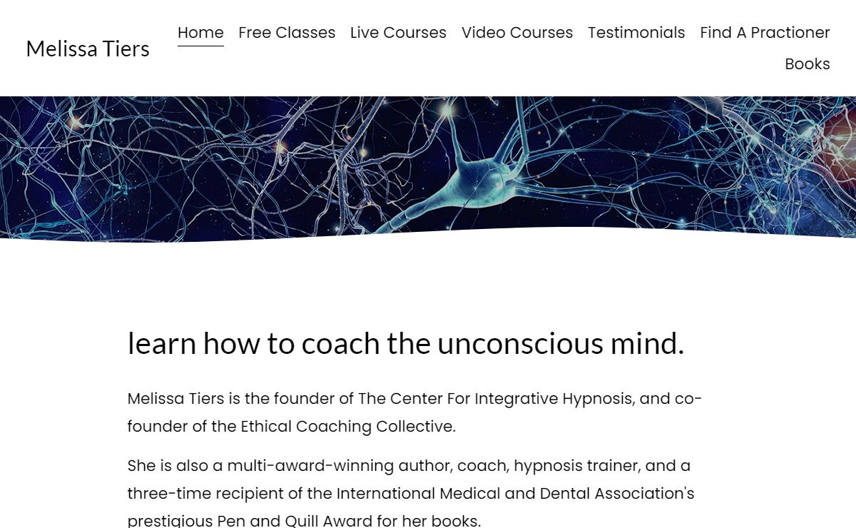 Melissa Tiers | Coaching the Unconscious Mind