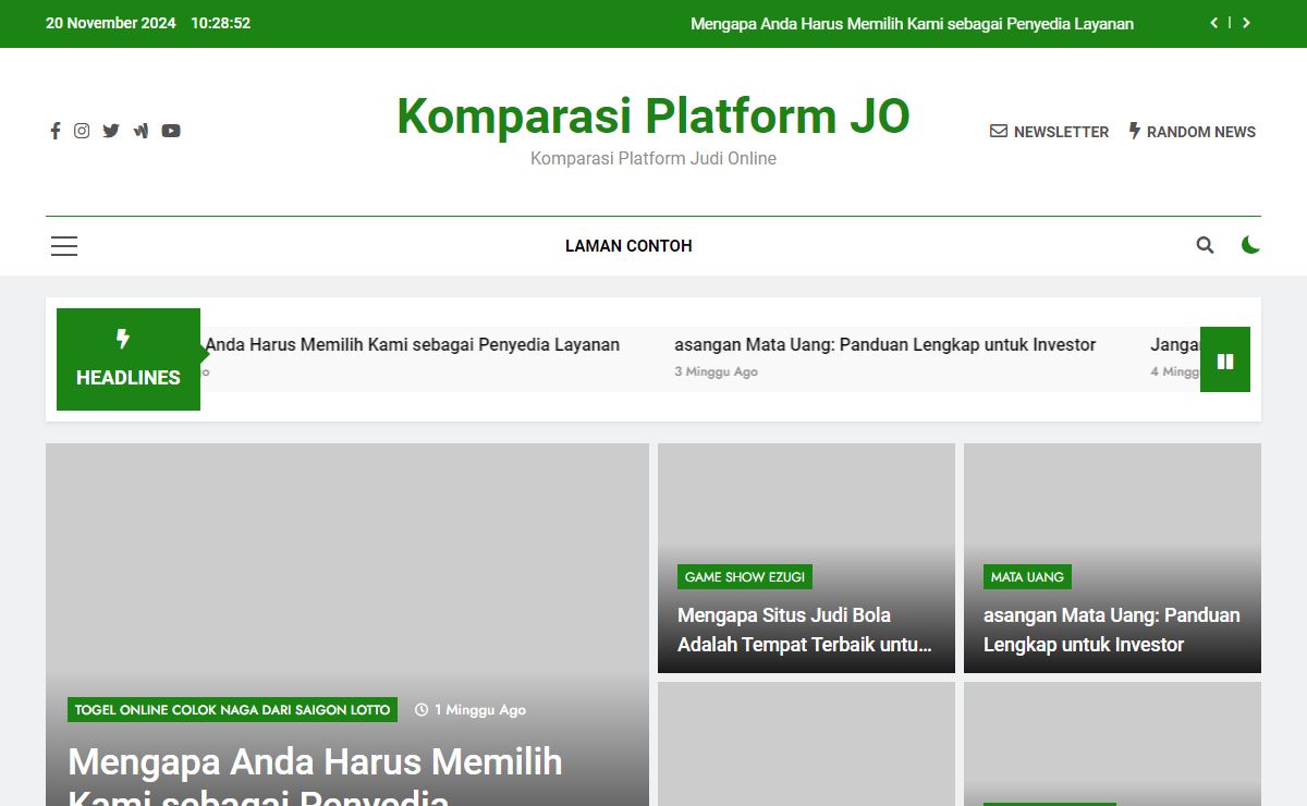 Komparasi Platform: Slot, Poker, Togel, dan Casino