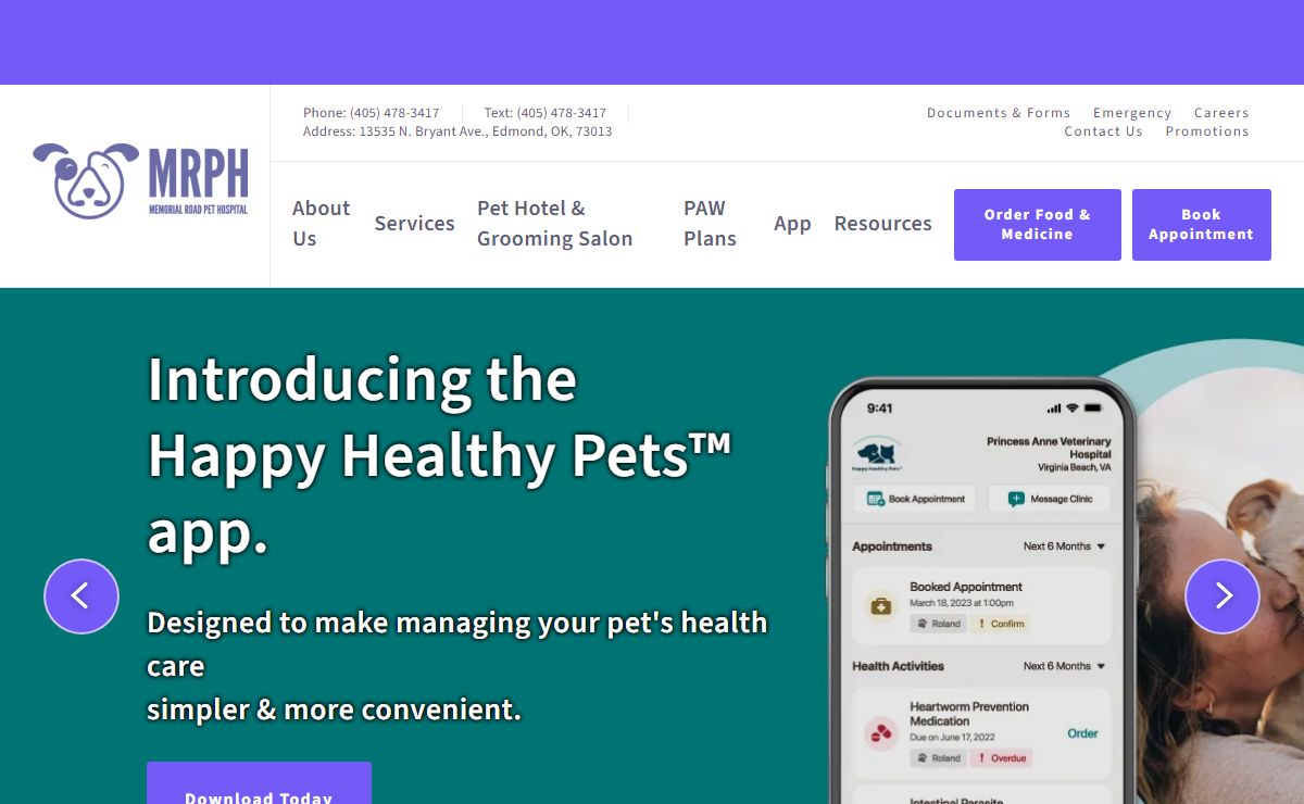 Veterinarian in Edmond, OK | Memorial Road Pet Hospital