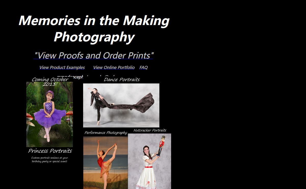 Welcome to Memories in the Making Photography!