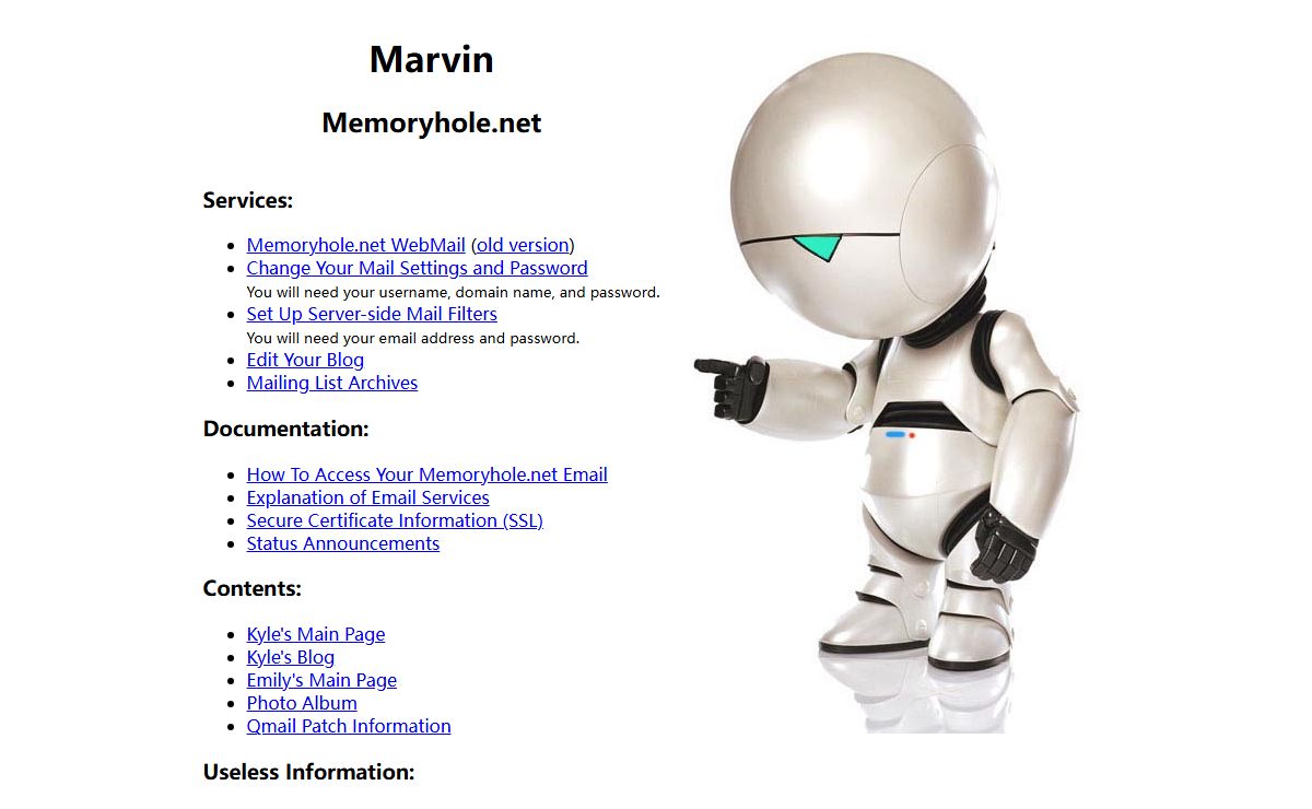 Memoryhole.net Main Page