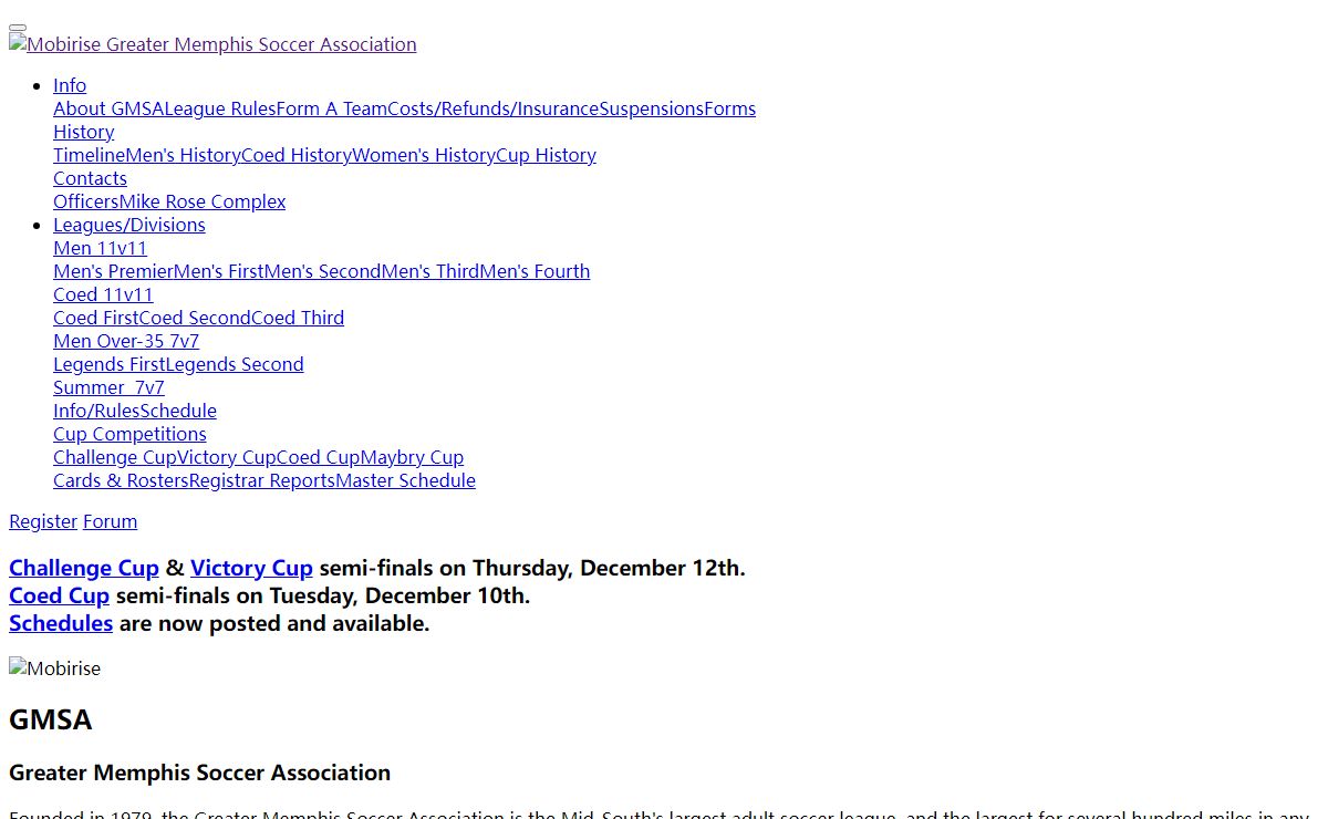 GMSA Home Page