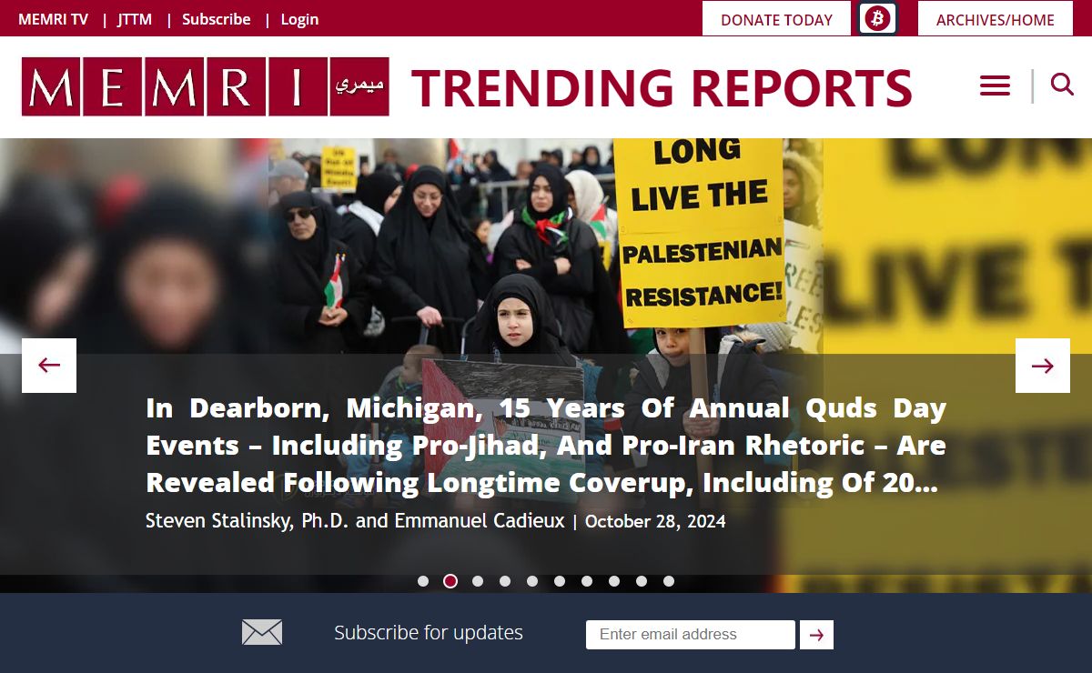 MEMRI | Middle East Media Research Institute
