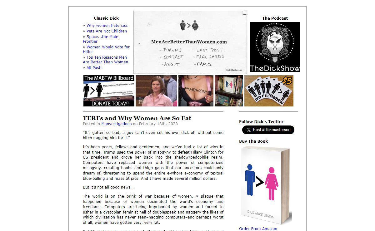 Men Are Better Than Women, by Dick Masterson