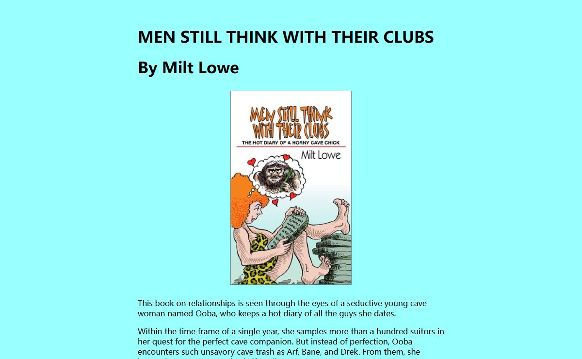 Men still think with their clubs