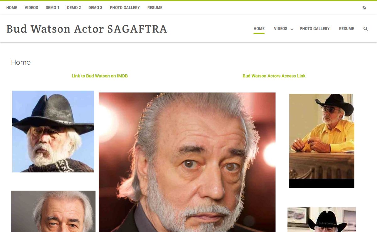 Bud Watson Actor SAGAFTRA – 310.963.2033