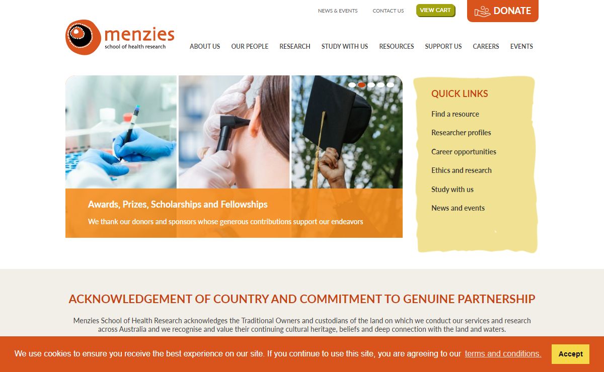 Menzies - School of Health Research