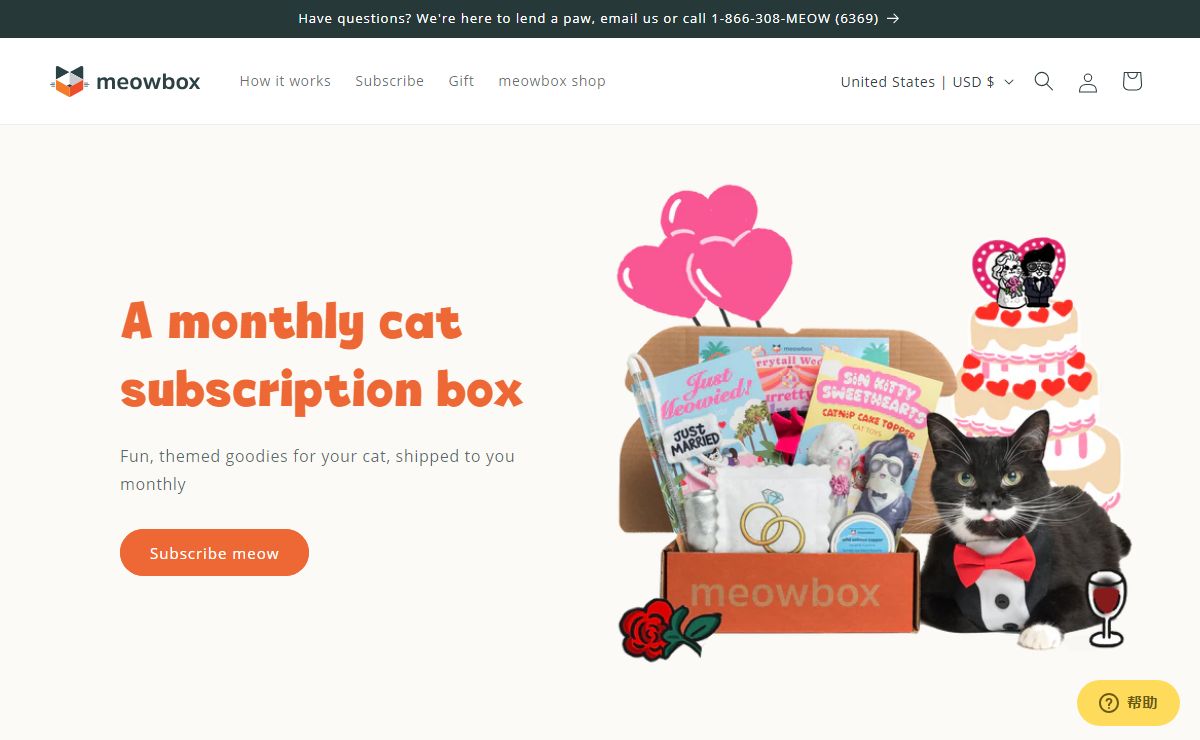 meowbox - A cat subscription box filled with fun unique toys and treat