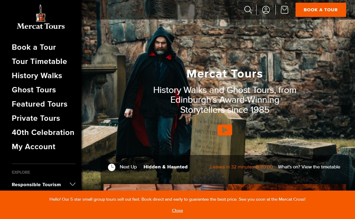 Edinburgh ghost and history walking tours | Mercat Tours