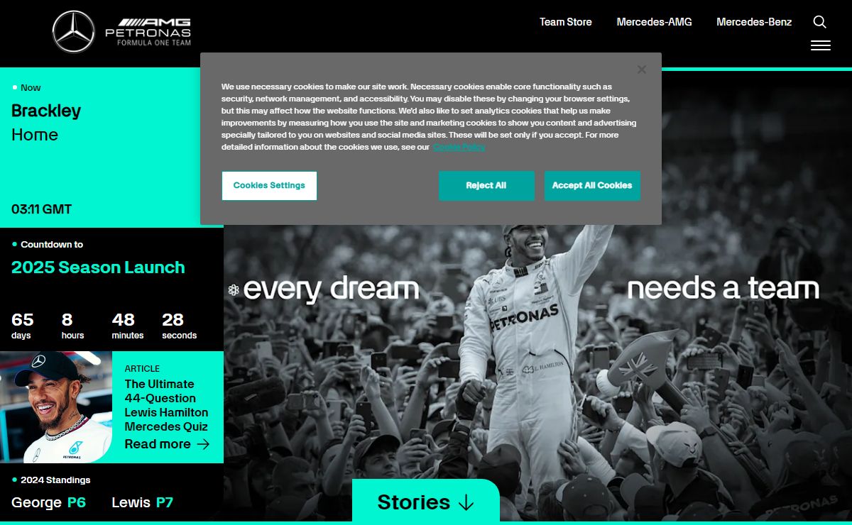 Official Mercedes-AMG PETRONAS F1 Team Website - Mercedes-AMG PETRONAS F1 Team