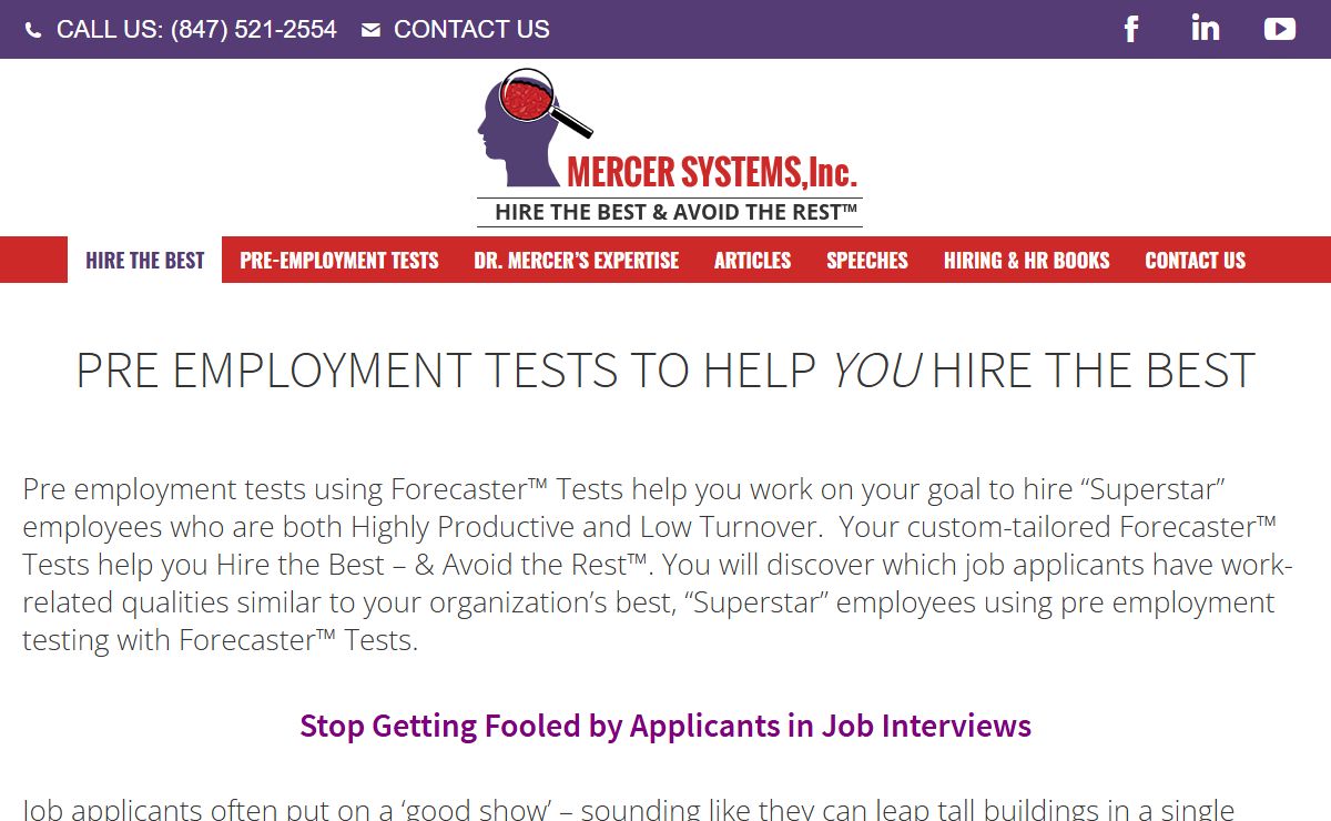 Pre Employment Tests and Testing created by National Expert.