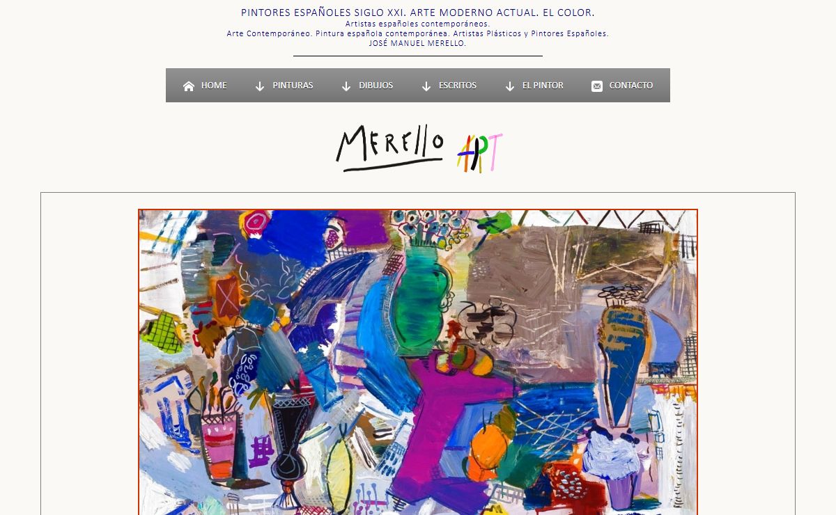 ARTISTAS | Pintores Españoles. Técnica, Luz y Color. Arte del Siglo XXI. Merello | Arte Contemporáneo.