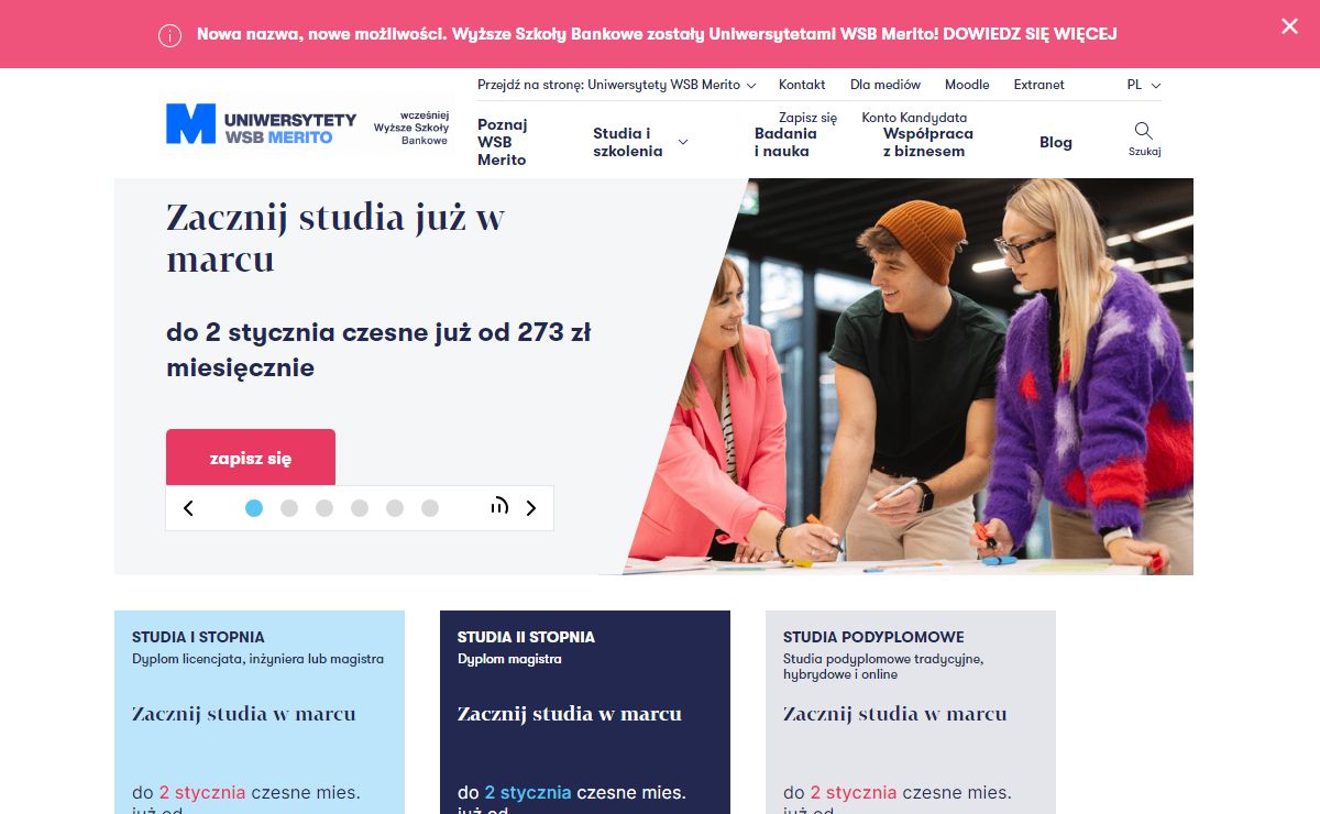Strona główna | Uniwersytety WSB Merito