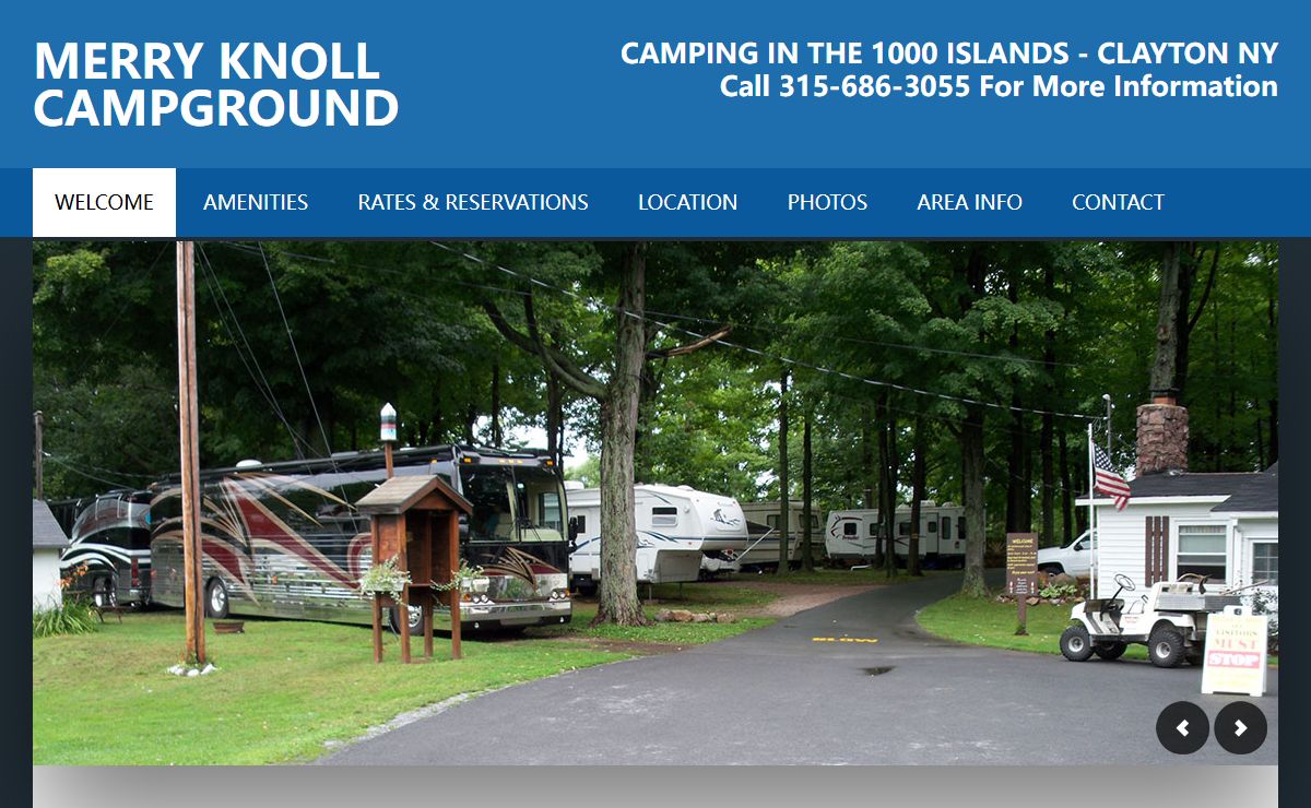 Merry Knoll Campground – Merry Knoll Campground – Thousand Islands – Clayton NY
