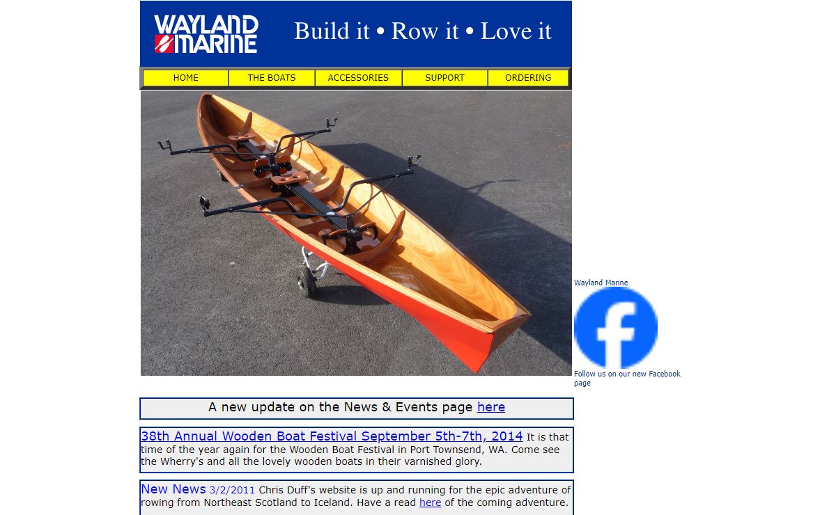 Wayland Marine - Build it, Row it, Love it