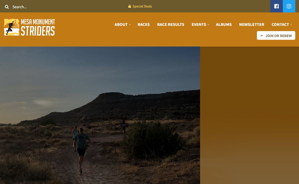 Mesa Monument Striders - The Running Club of Western Colorado