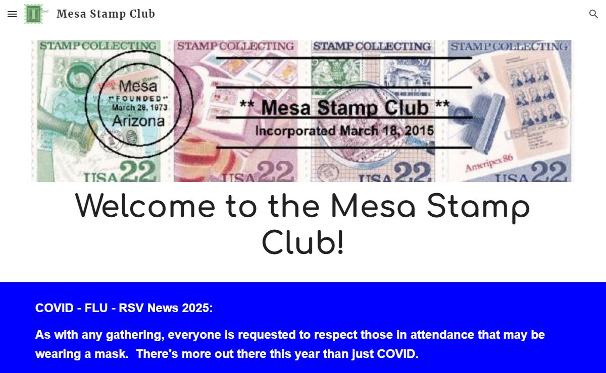 Mesa Stamp Club