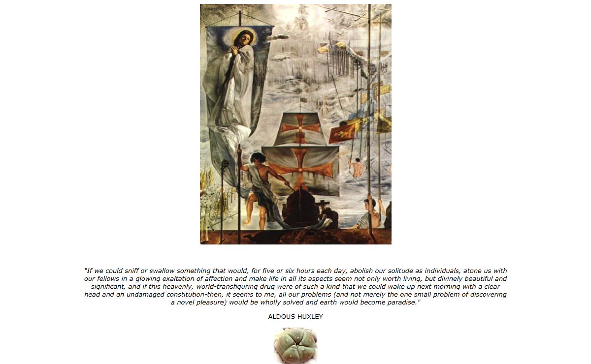 mescaline.com : The Molecular Biology of Paradise