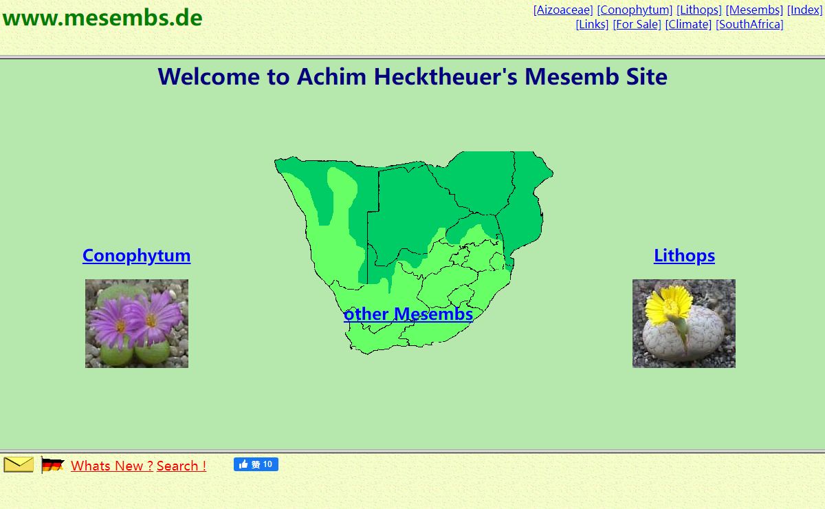 Welcome to mesembs.de