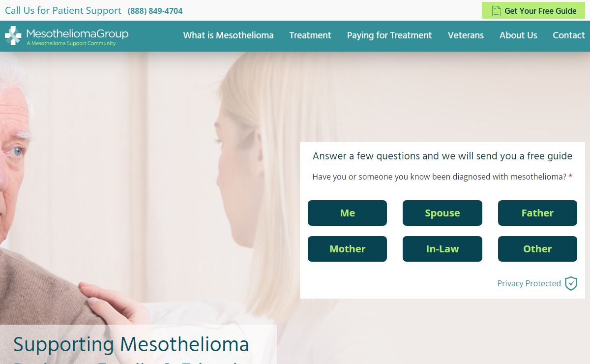 Mesothelioma Group | Understanding Mesothelioma Cancer Symptoms, Treatment, Support