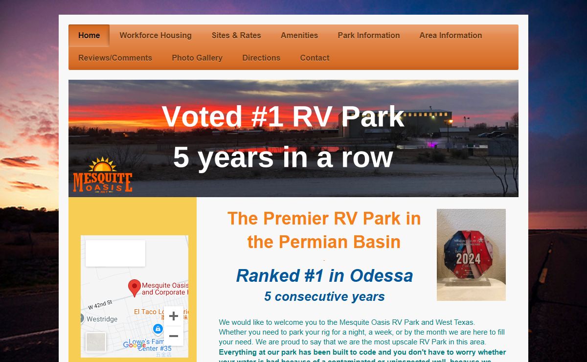 Mesquite Oasis - Permian Basin's Premier RV Park