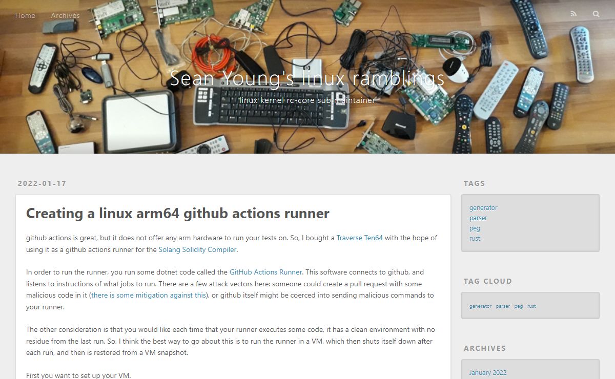 Sean Young's linux ramblings